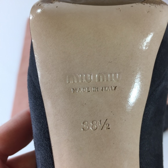 Miu Miu Suede Heels - Picture 4 of 4